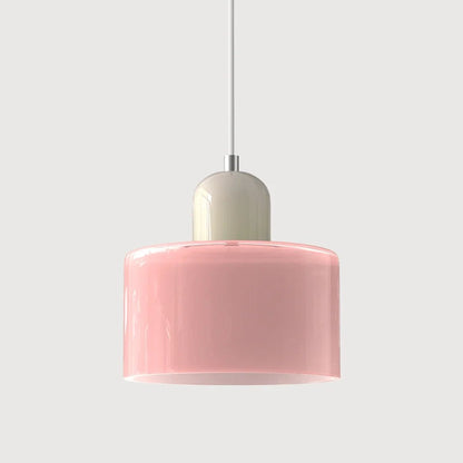 Glass pendant light featuring a retro design with a 15 cm diameter, adjustable suspension ideal for kitchen or dining spaces. 29