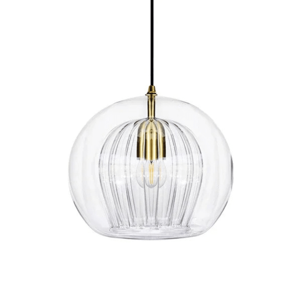 Dimmable LED glass pendant lighting for kitchen islands, featuring a minimalist design and available in 15cm, 20cm, and 25cm 14
