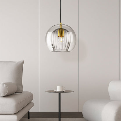 Dimmable LED glass pendant lighting for kitchen islands, featuring a minimalist design and available in 15cm, 20cm, and 25cm 4