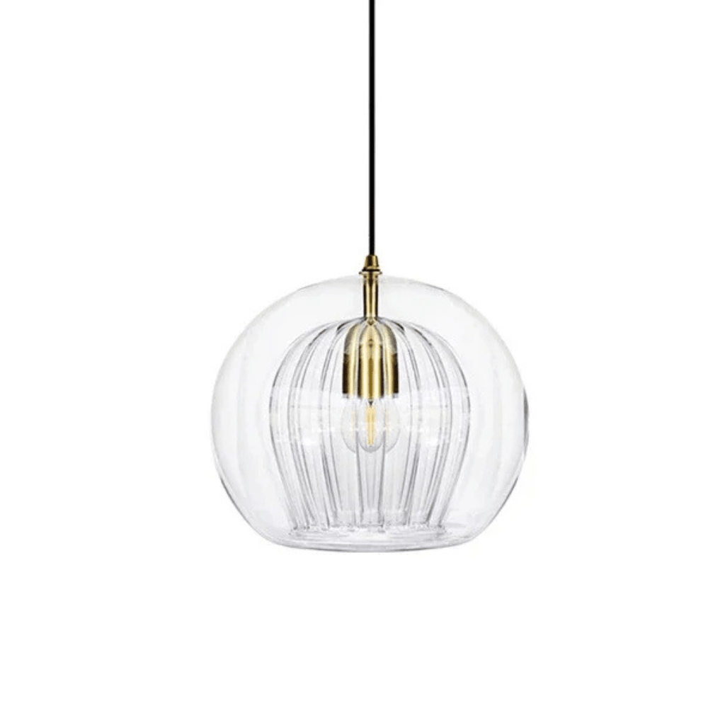 Dimmable LED glass pendant lighting for kitchen islands, featuring a minimalist design and available in 15cm, 20cm, and 25cm 0