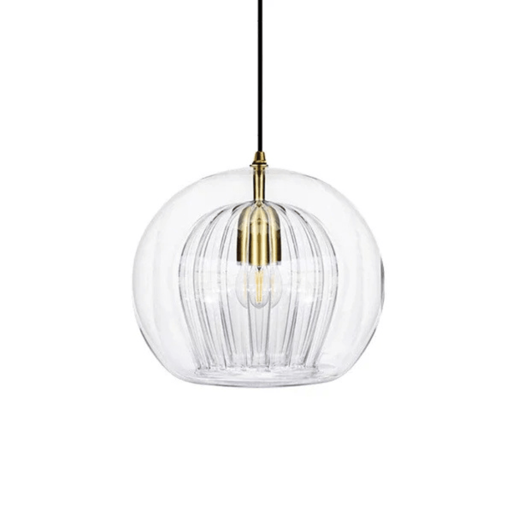 Dimmable LED glass pendant lighting for kitchen islands, featuring a minimalist design and available in 15cm, 20cm, and 25cm 8