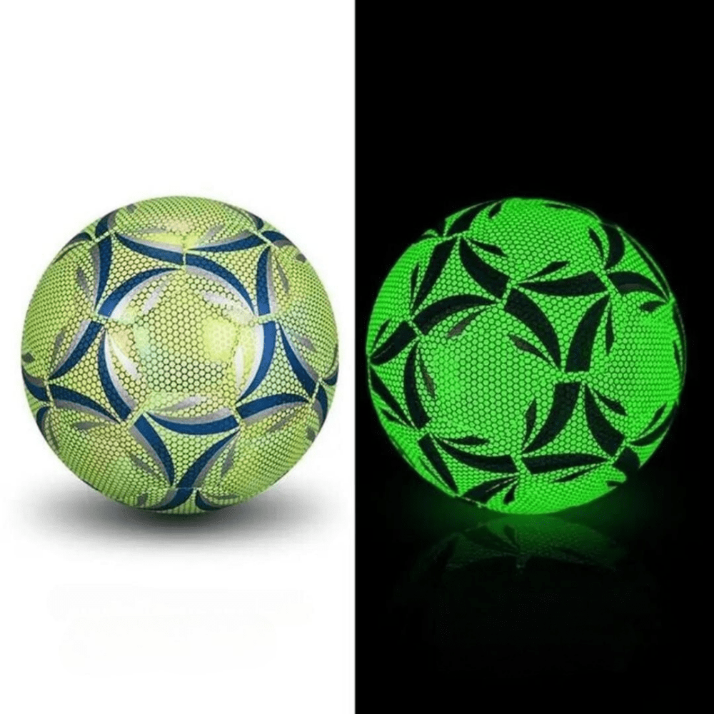 Glow in the Dark Soccer Ball + Durable Hand-Stitched Design + Night Play + Illuminated Outdoor Fun 2