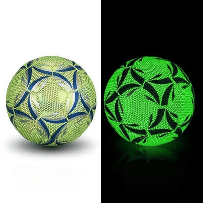 Glow in the Dark Soccer Ball + Durable Hand-Stitched Design + Night Play + Illuminated Outdoor Fun 2