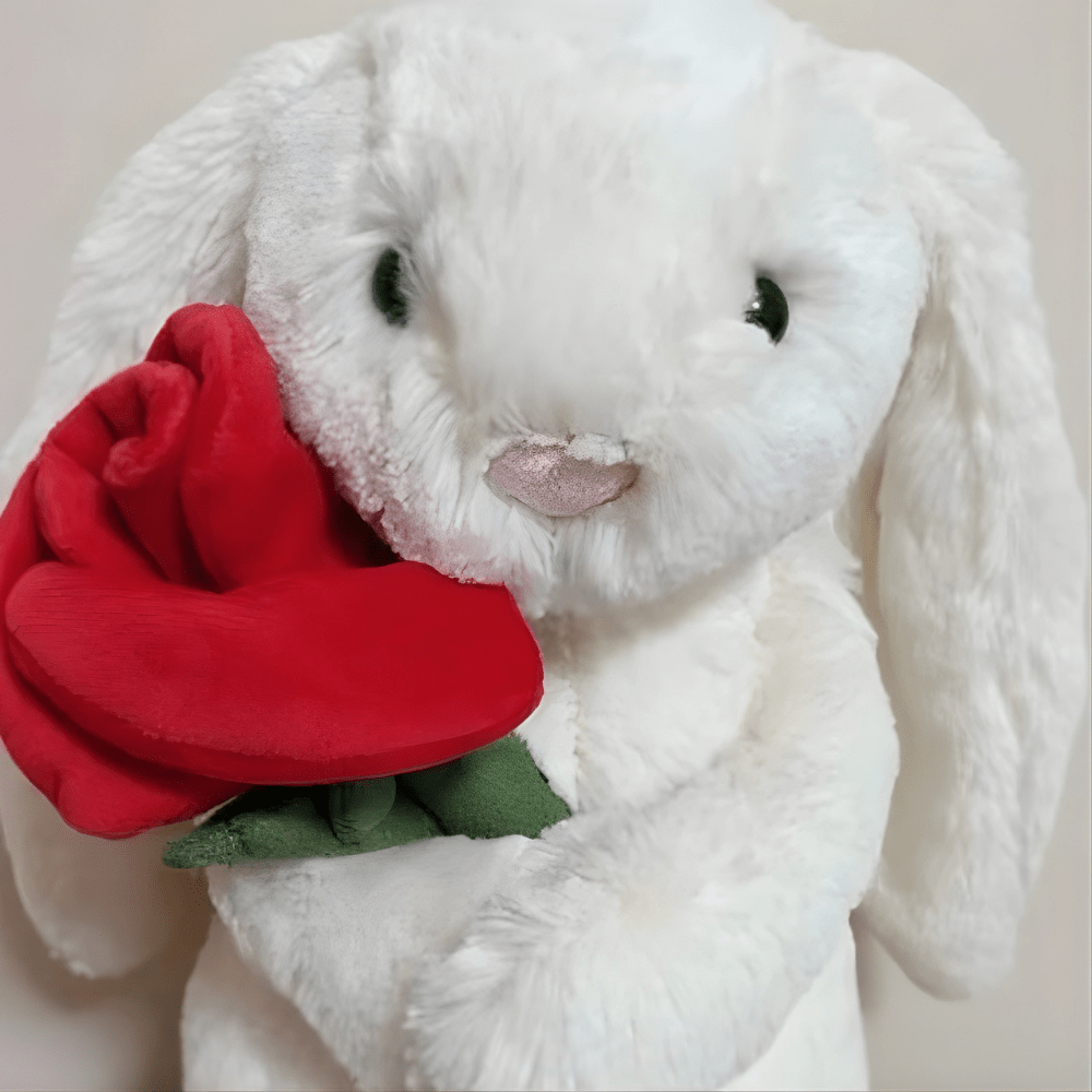 Graduation Bunnycat Plush Toy - Soft and cuddly stuffed animal keepsake, perfect for ages 6 and up, measuring 25cm. 0