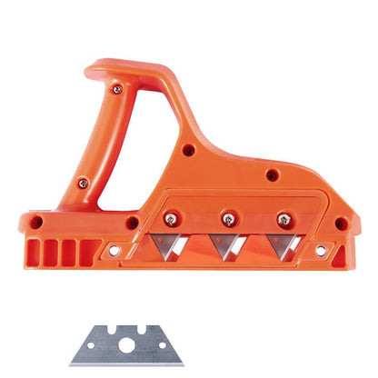 Hand Planer Tool with Interchangeable Blades for Wood and Plasterboard – Ergonomic ABS Design 0