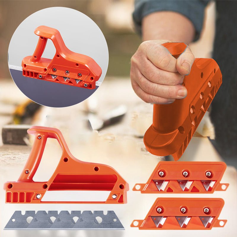 Hand Planer Tool with Interchangeable Blades for Wood and Plasterboard – Ergonomic ABS Design 6