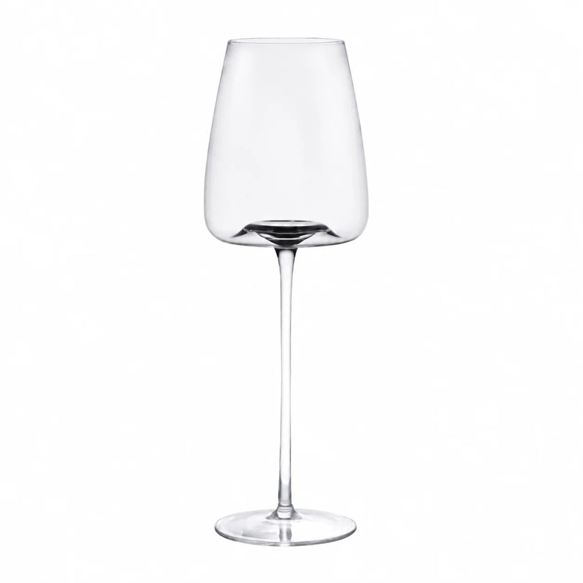 Handmade lead-free crystal wine glasses set featuring elegant clear stemware, perfect for serving red, white, and champagne. 9