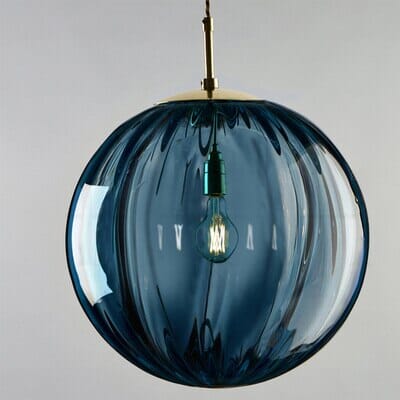 Modern glass hanging lamp with dimmable light feature, perfect for kitchen and home décor, showcasing a sleek design that enhances any interior space. 8
