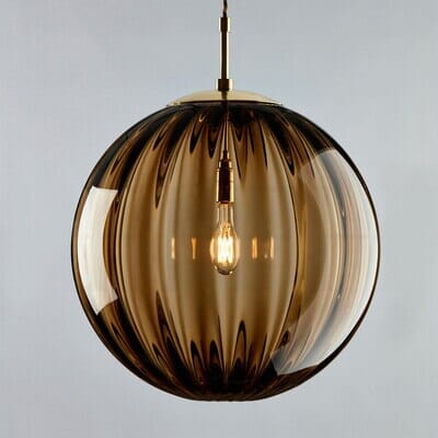 Modern glass hanging lamp with dimmable light feature, perfect for kitchen and home décor, showcasing a sleek design that enhances any interior space. 9