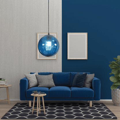 Modern glass hanging lamp with dimmable light feature, perfect for kitchen and home décor, showcasing a sleek design that enhances any interior space. 3