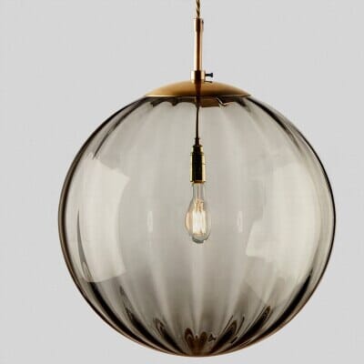 Modern glass hanging lamp with dimmable light feature, perfect for kitchen and home décor, showcasing a sleek design that enhances any interior space. 7