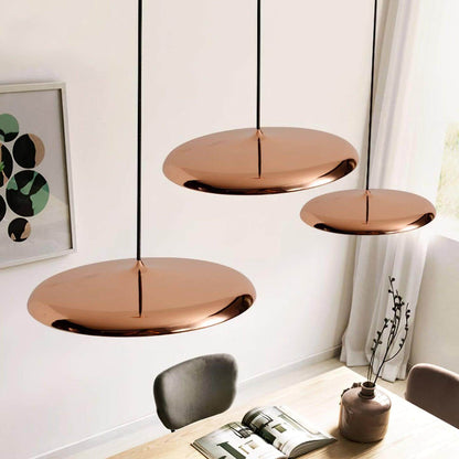 Modern black hanging lamp featuring energy-saving LED technology and a minimalist design, perfect for stylish kitchen lighting. 4