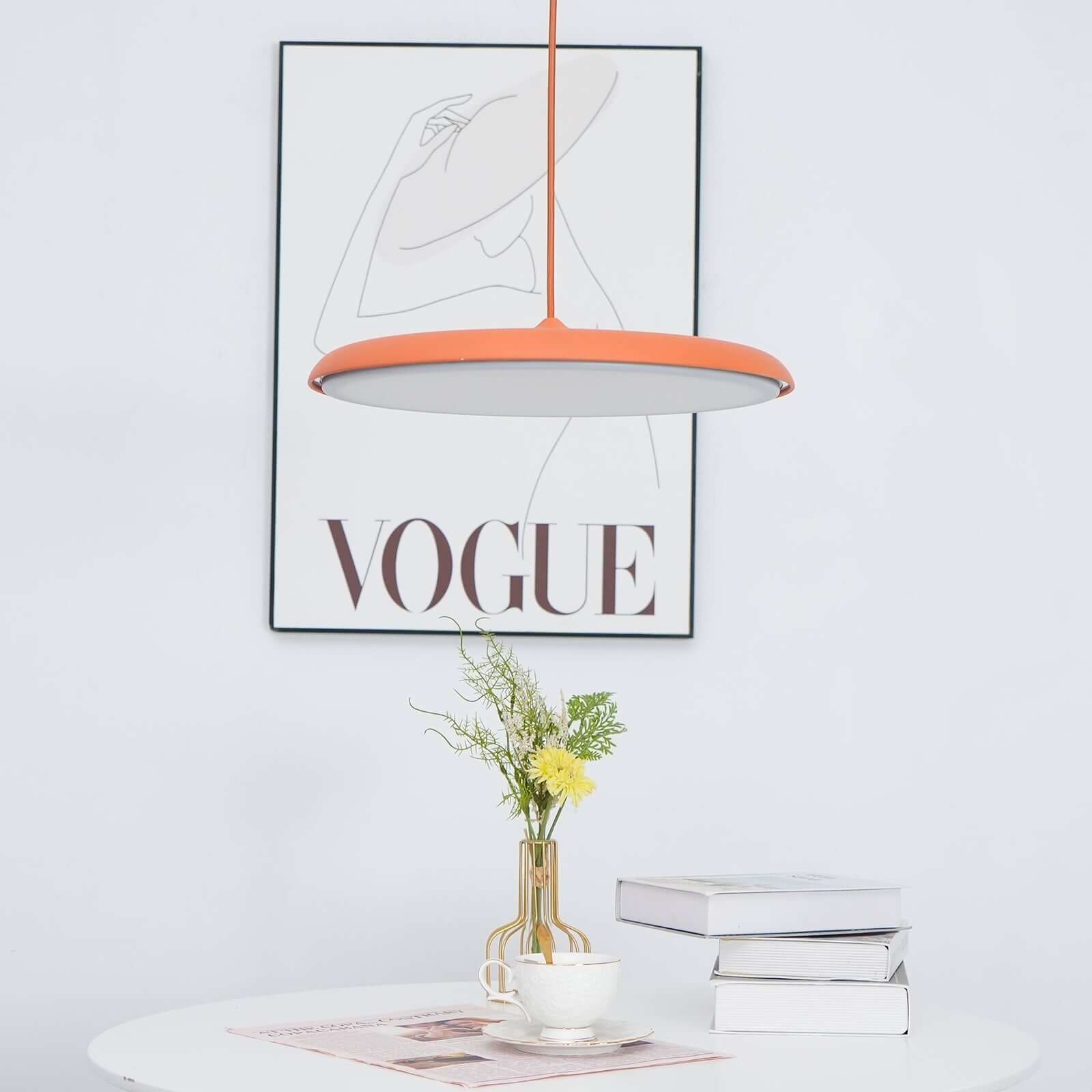 Modern black hanging lamp featuring energy-saving LED technology and a minimalist design, perfect for stylish kitchen lighting. 2