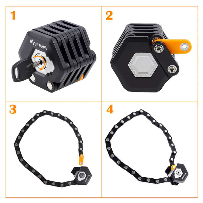 Hardened Alloy Bicycle Lock with Advanced Security Features – Durable U Lock Bike for Maximum Theft Protection 3