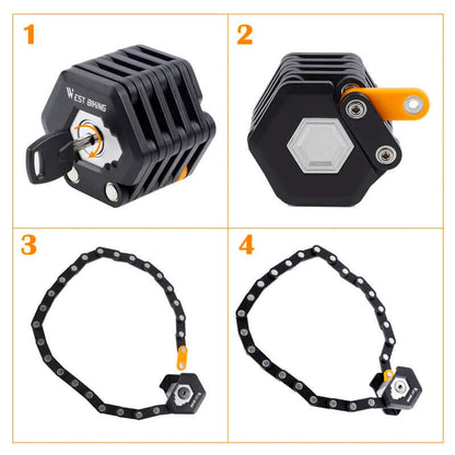 Hardened Alloy Bicycle Lock with Advanced Security Features – Durable U Lock Bike for Maximum Theft Protection 3