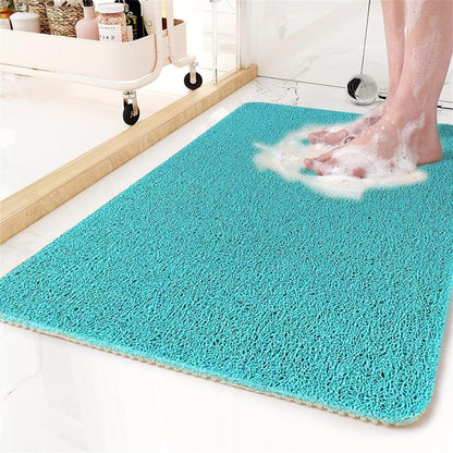 Hollow anti-slip bathroom mat featuring a quick-drying open-grid design, ideal for showers and wet areas, ensuring safety and comfort. 5