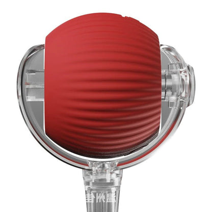 Interactive pet toy roller ball for dogs and cats, featuring motion activation and a detachable tail, made of non-toxic plastic, 9cm diameter. 7