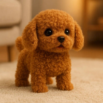 Interactive plush puppy toy featuring gentle movements and realistic sound effects, perfect for children to engage in imaginative play and companionship. 4