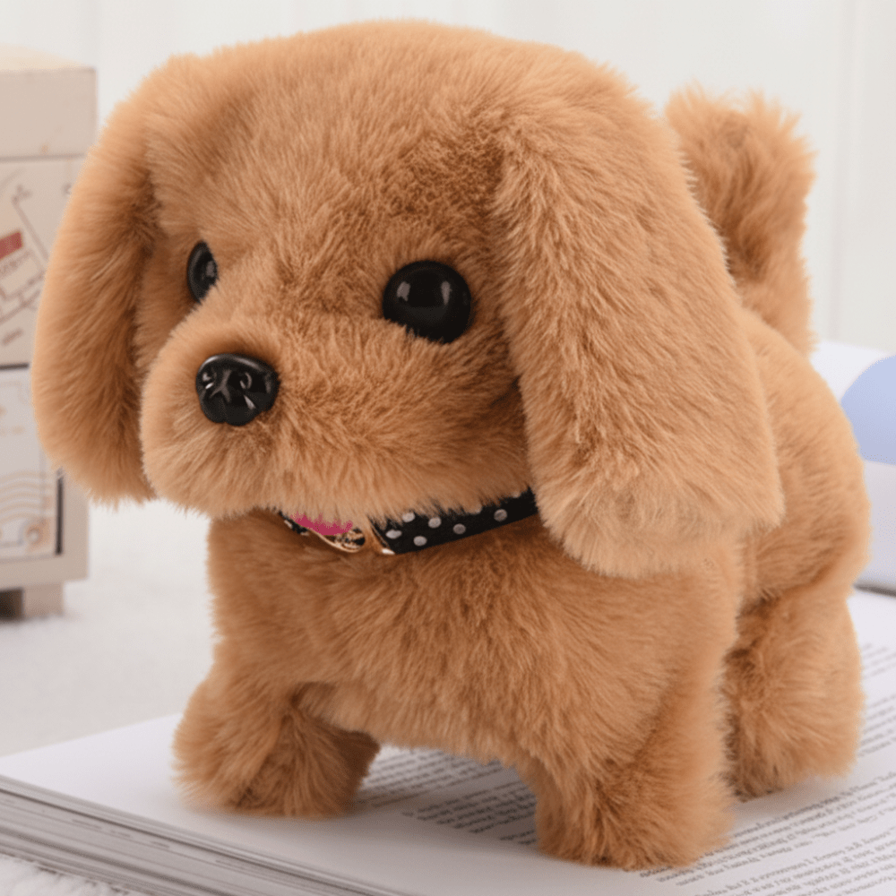Interactive Plush Puppy Toy with Realistic Sound and Movement – Soft Cozy Companion for Kids 4