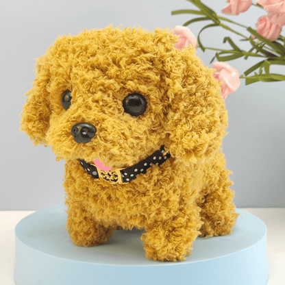 Interactive Plush Puppy Toy with Realistic Sound and Movement – Soft Cozy Companion for Kids 1