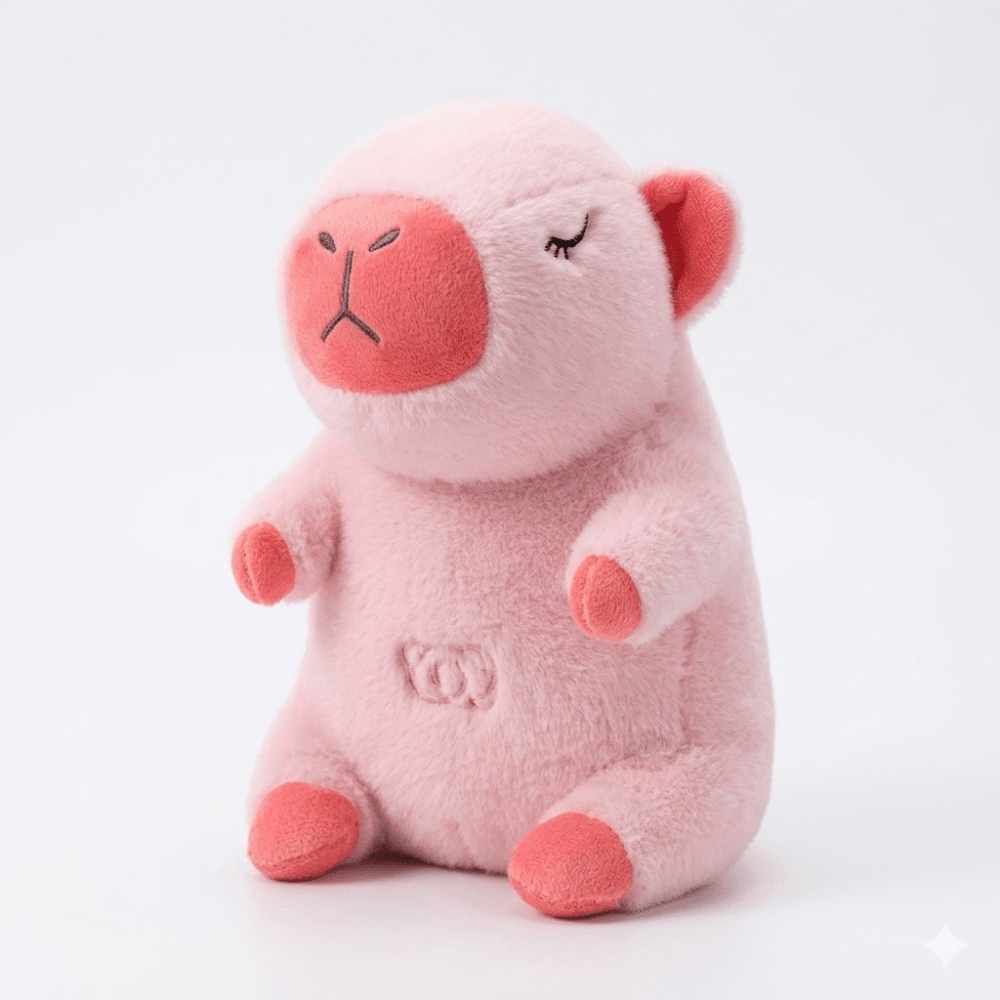 Interactive plush toy featuring a soothing breathing light and gentle sound, designed as a soft calming companion for kids. 3