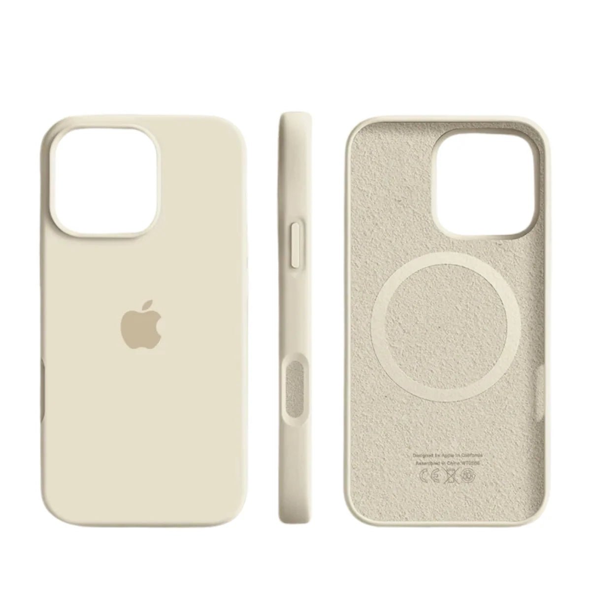 iPhone 14 Pro case featuring magnetic integration and reinforced protection, designed with soft silicone for a sleek and durable fit. 0