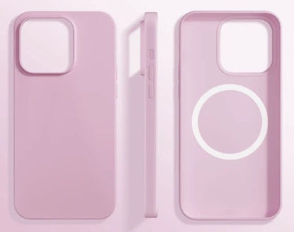 iPhone 14 Pro case featuring magnetic integration and reinforced protection, designed with soft silicone for a sleek and durable fit. 5