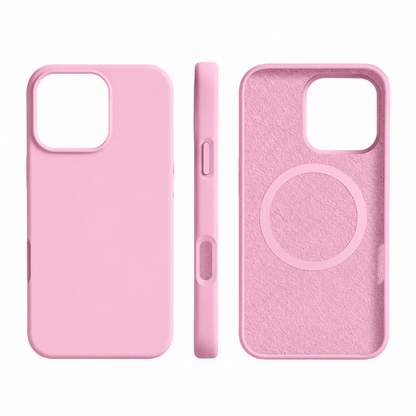 iPhone Case with MagSafe Compatibility and Shock-Resistant Design – Soft Silicone Matte Finish