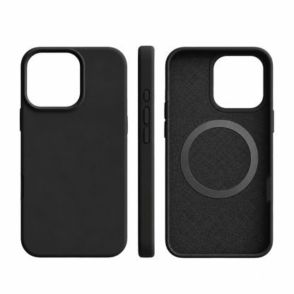 iPhone Case with MagSafe Compatibility and Shock-Resistant Design – Soft Silicone Matte Finish