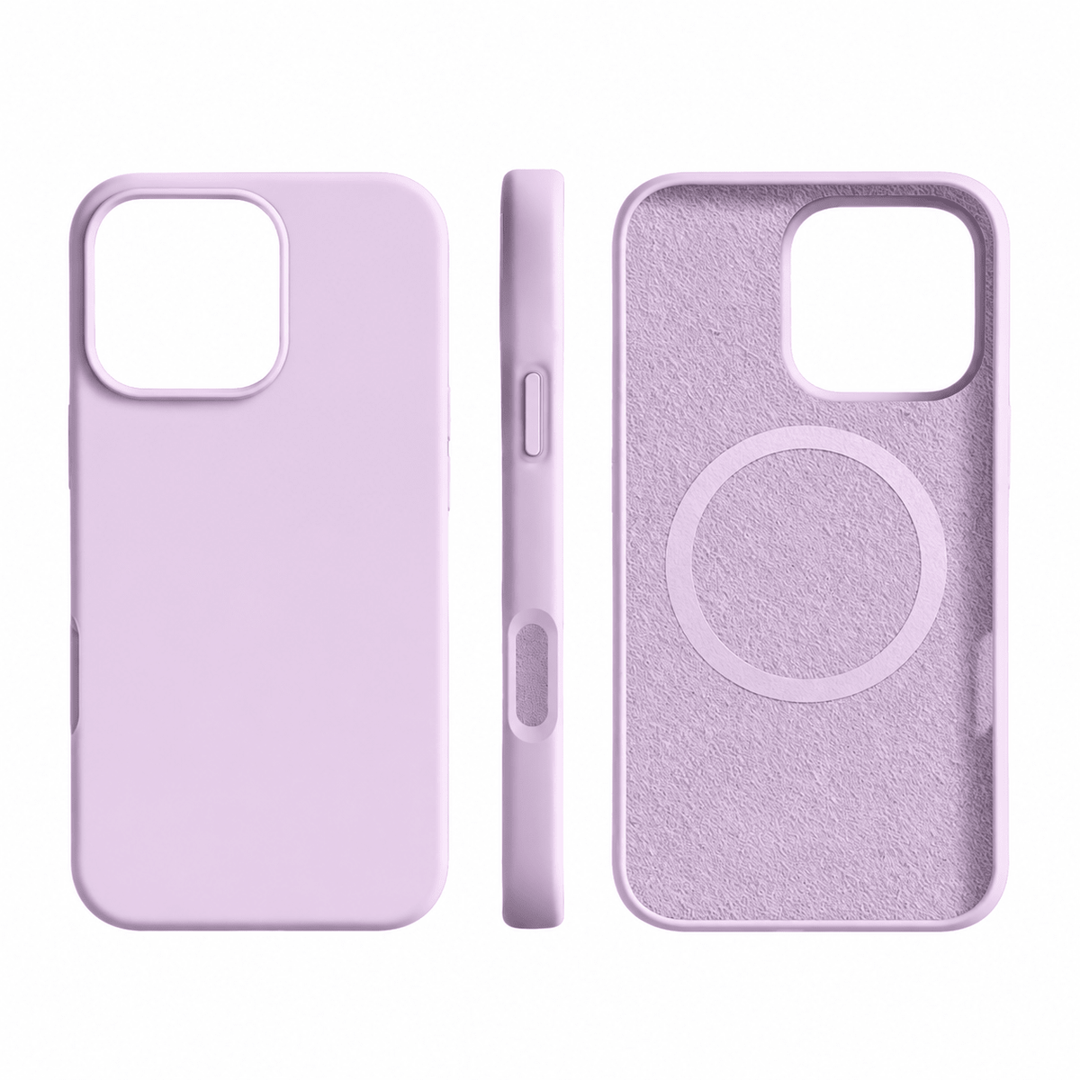 iPhone Case with MagSafe Compatibility and Shock-Resistant Design – Soft Silicone Matte Finish