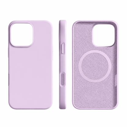 iPhone Case with MagSafe Compatibility and Shock-Resistant Design – Soft Silicone Matte Finish