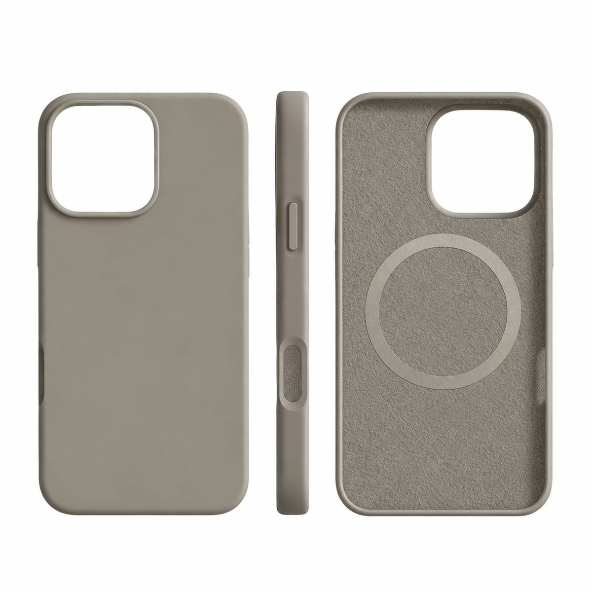 iPhone Case with MagSafe Compatibility and Shock-Resistant Design – Soft Silicone Matte Finish