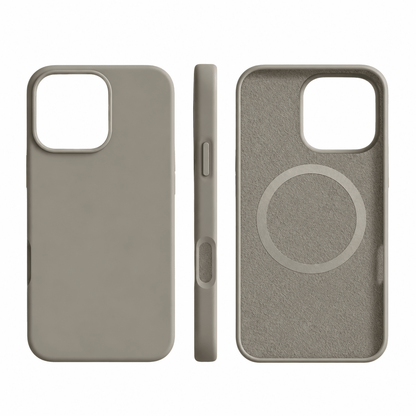 iPhone Case with MagSafe Compatibility and Shock-Resistant Design – Soft Silicone Matte Finish