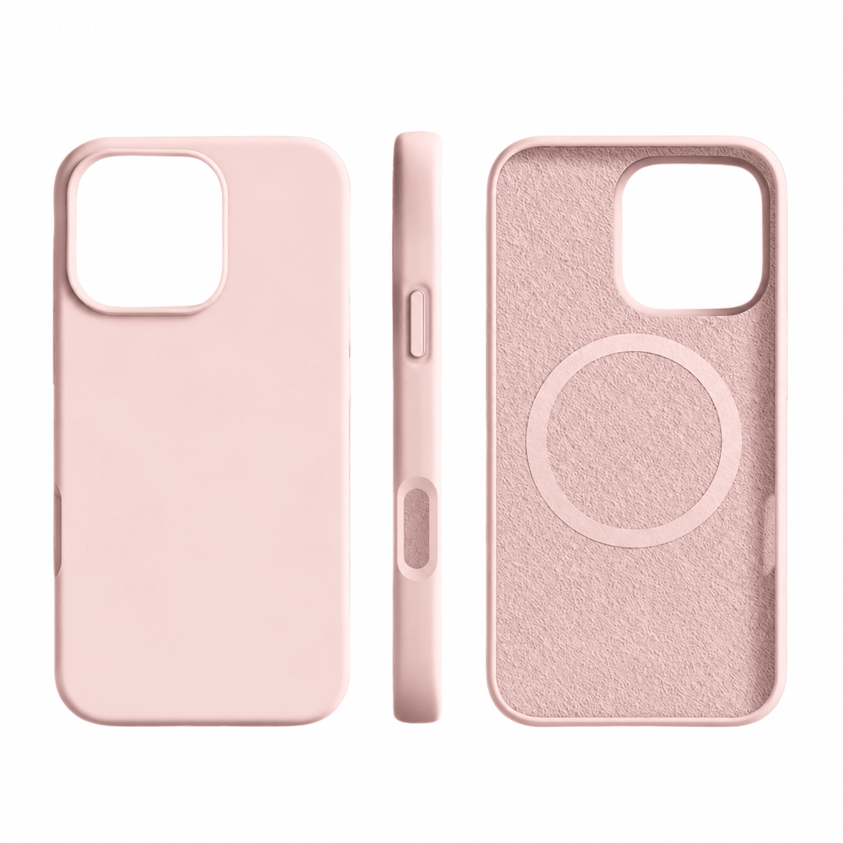 iPhone Case with MagSafe Compatibility and Shock-Resistant Design – Soft Silicone Matte Finish