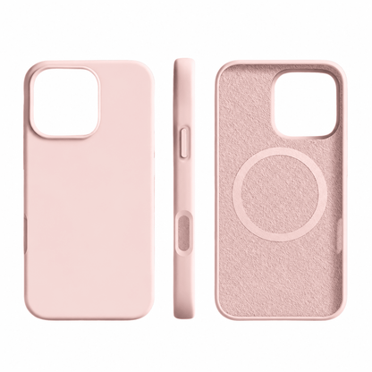 iPhone Case with MagSafe Compatibility and Shock-Resistant Design – Soft Silicone Matte Finish