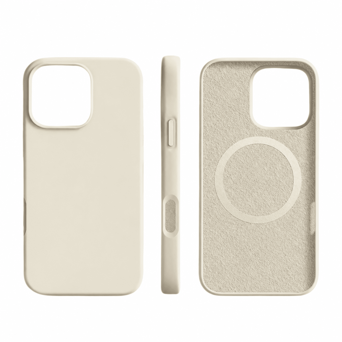iPhone Case with MagSafe Compatibility and Shock-Resistant Design – Soft Silicone Matte Finish