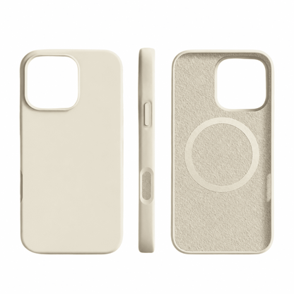 iPhone Case with MagSafe Compatibility and Shock-Resistant Design – Soft Silicone Matte Finish