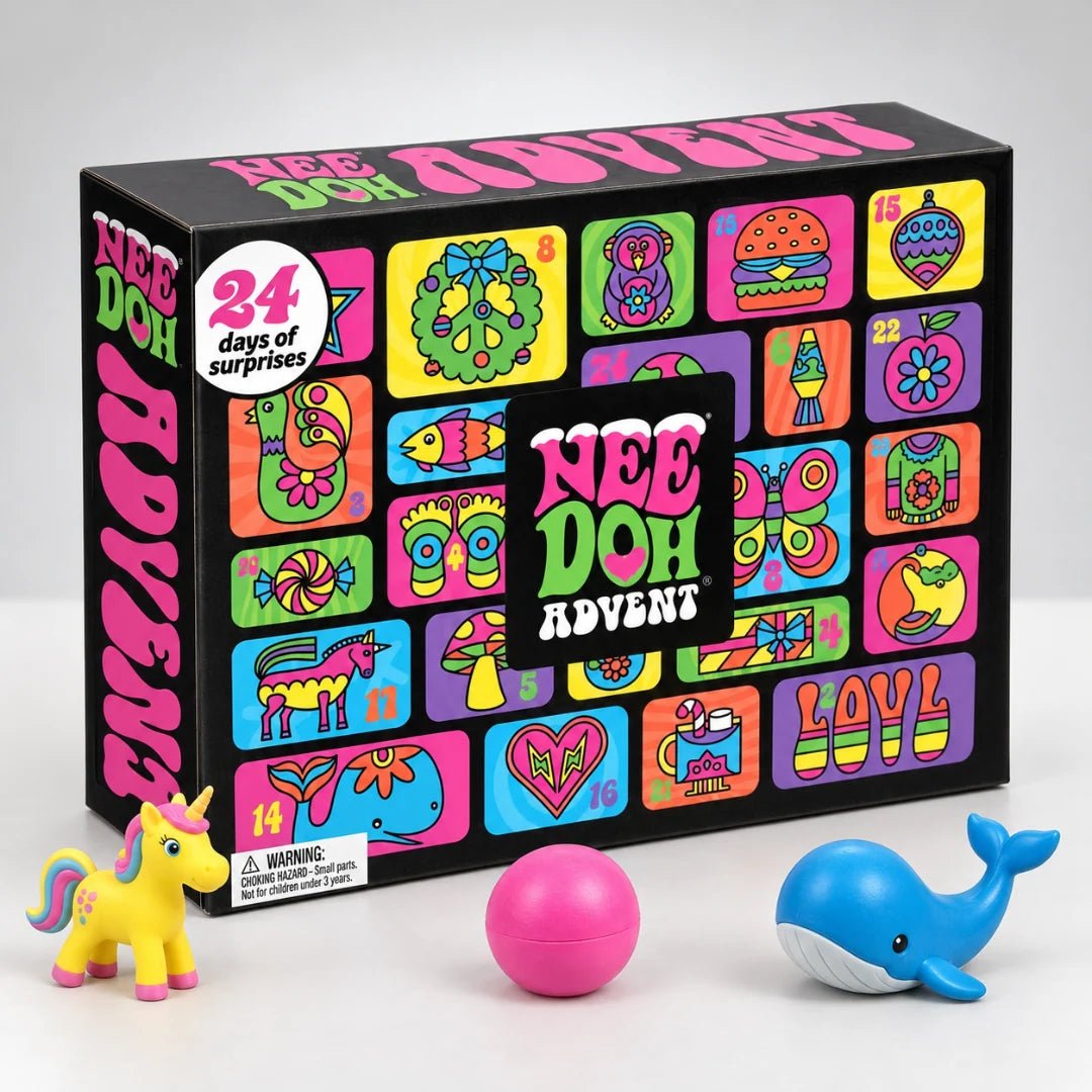 Kids Advent Calendar featuring 24 soft and squeezable squishy toys, perfect for a fun countdown to Christmas. 2