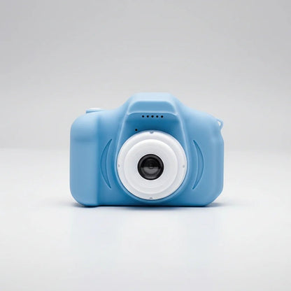 Kids digital camera featuring 12MP photo resolution and HD video recording, designed for durability and ease of use, equipped with 64GB storage for capturing 1
