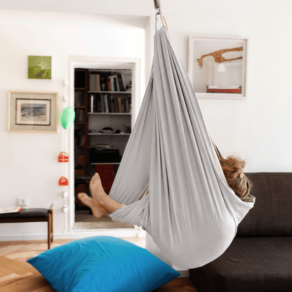 Kids Hammock Chair – Cocoon Style Indoor Hanging Swing Seat for Bedrooms and Playrooms – 100cm x 280cm 0