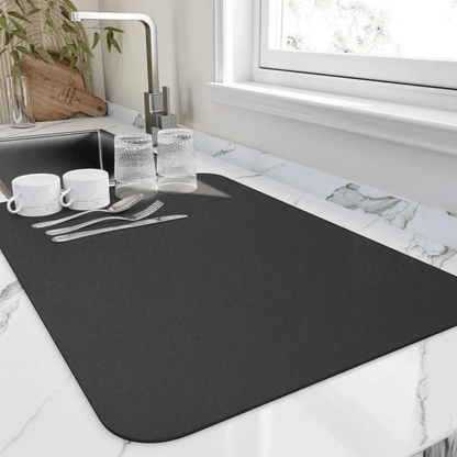 Quick-Dry Kitchen Dish Mat