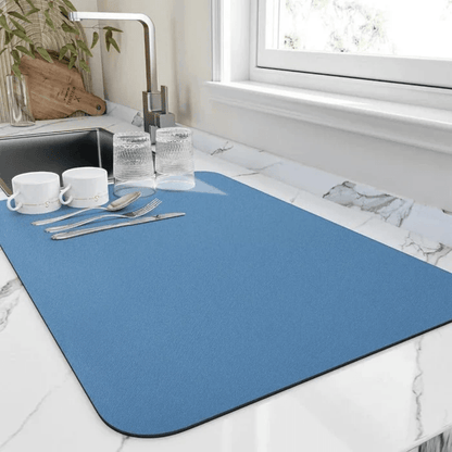 Quick-Dry Kitchen Dish Mat