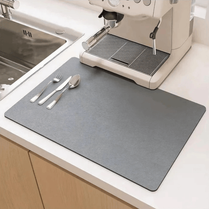 Quick-Dry Kitchen Dish Mat