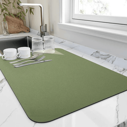 Quick-Dry Kitchen Dish Mat