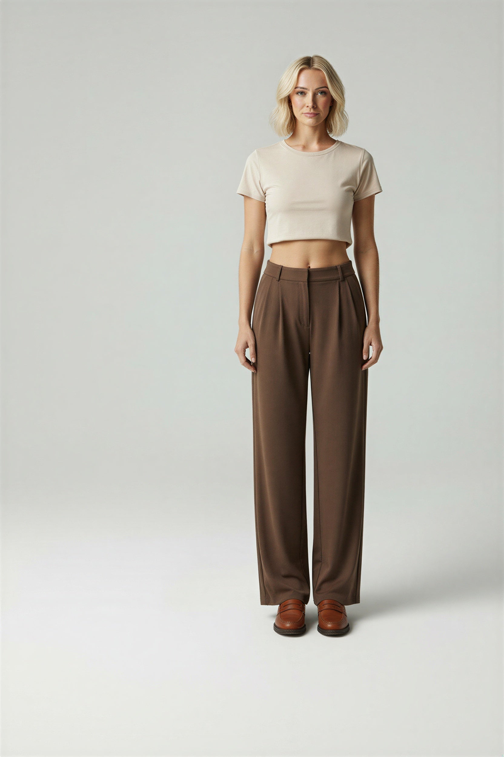 Ladies lounge pants featuring a relaxed fit and made from soft, breathable fabric, perfect for all-season comfort. 9