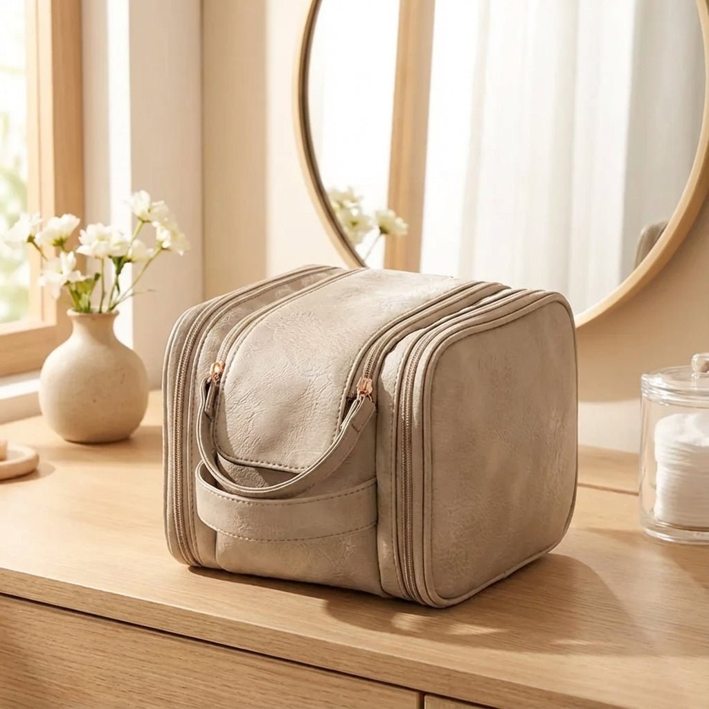 Large Hanging Toiletry Bag with Waterproof Design and Multiple Compartments for Women – Travel Essentials Organizer 0