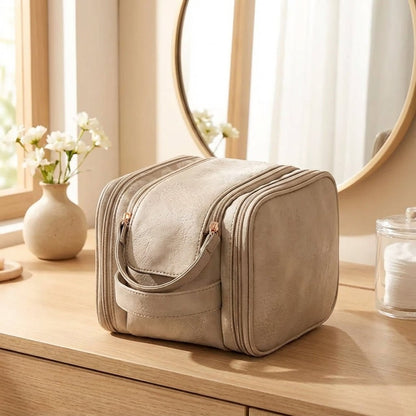 Large Hanging Toiletry Bag with Waterproof Design and Multiple Compartments for Women – Travel Essentials Organizer 0