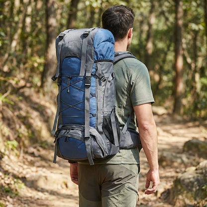 Large Travel Backpack with Water-Repellent Exterior and Secure Storage – 60L Capacity 1