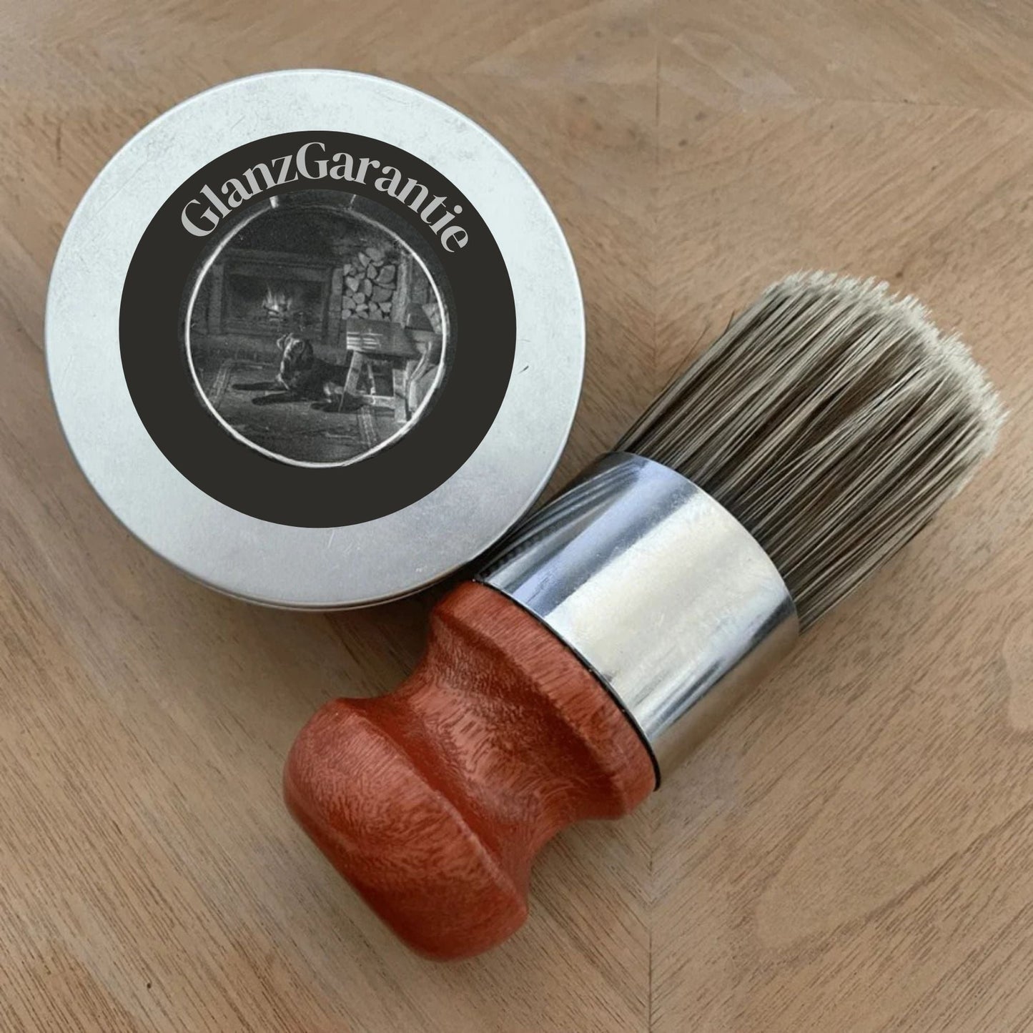 Leather and Wood Repair Cream in neutral color, 100g, ideal for instant shine and protection on leather and wooden surfaces. 5