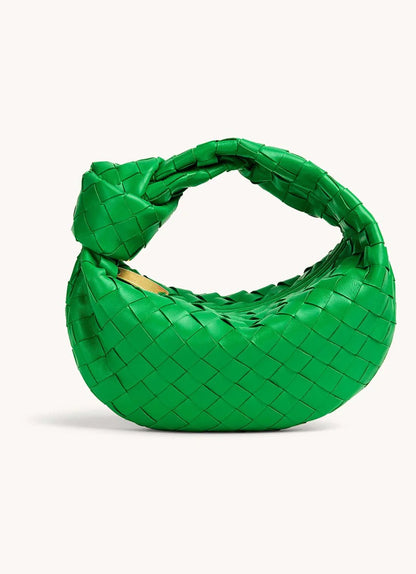 Elegant Italian leather handbag showcasing a functional interior design, measuring 28cm x 15cm x 8cm, perfect for stylish organization. 5